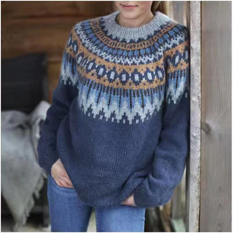 Norweger Pullover für Damen | Rundhals - Image 3