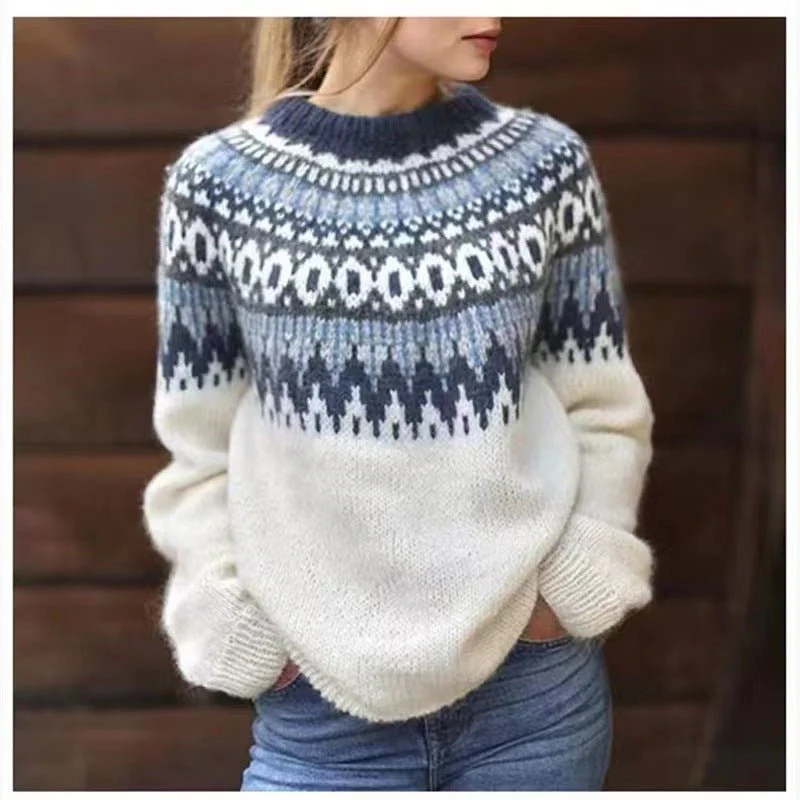 Norweger Pullover für Damen | Rundhals - Image 4