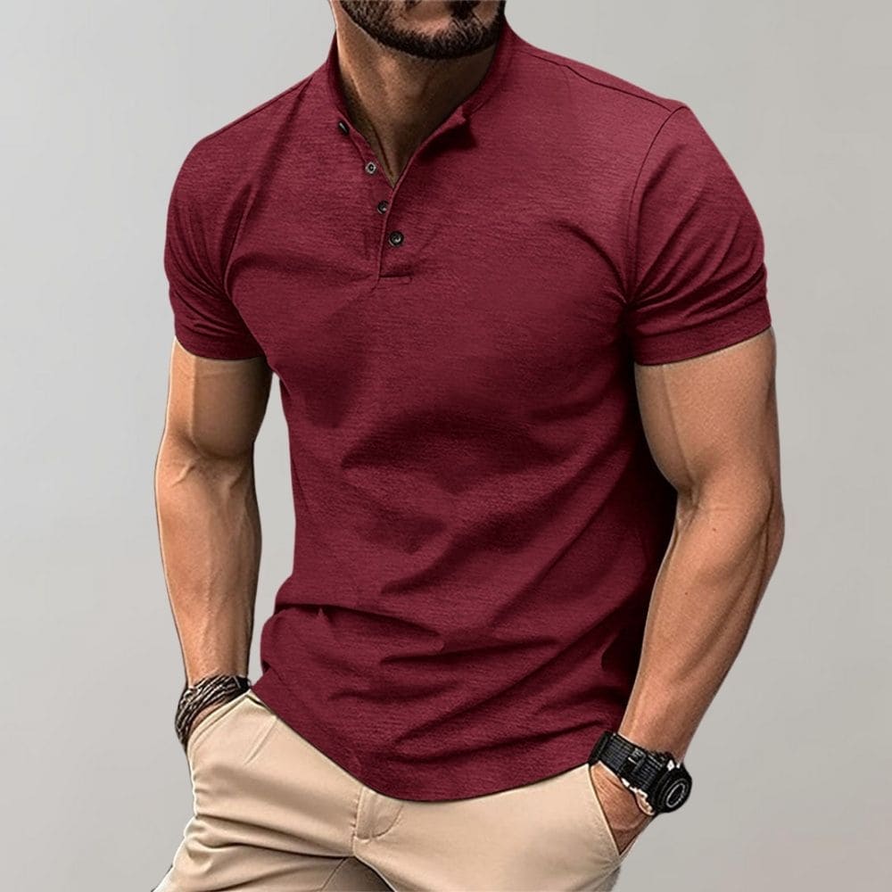 Polo-Shirt Herren | Klassischer Kragen mit Knopfleiste - Image 3