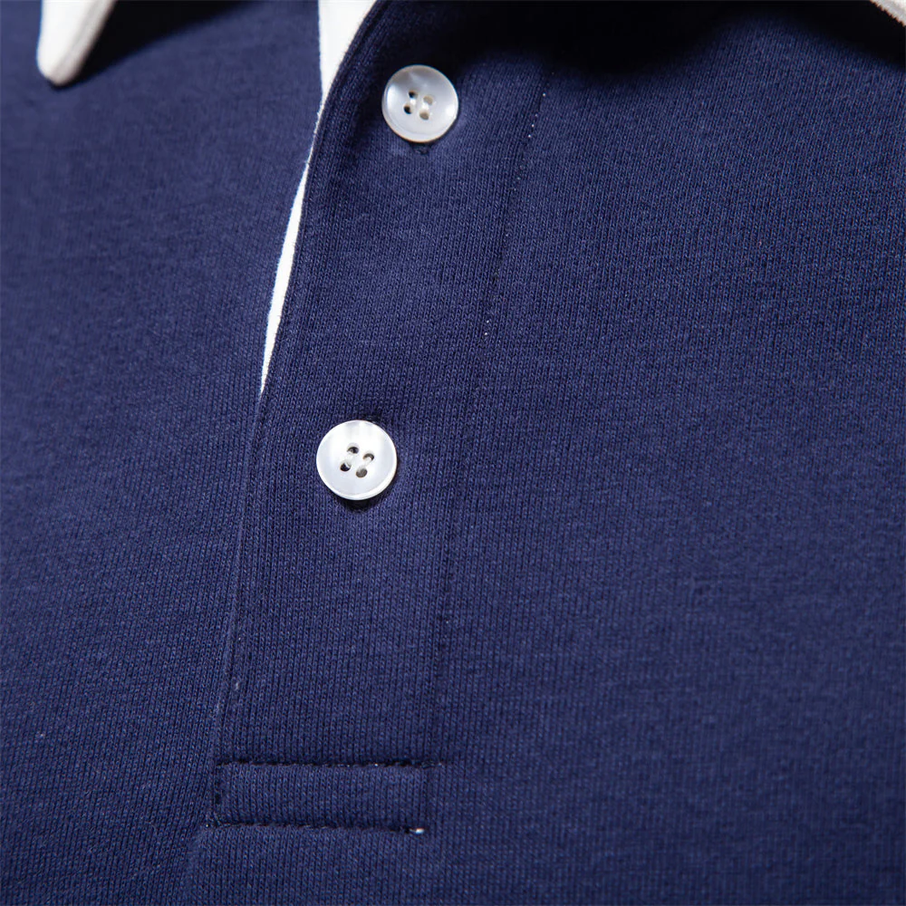 Poloshirt Herren | Klassischer Kragen mit V-Ausschnitt - Image 8