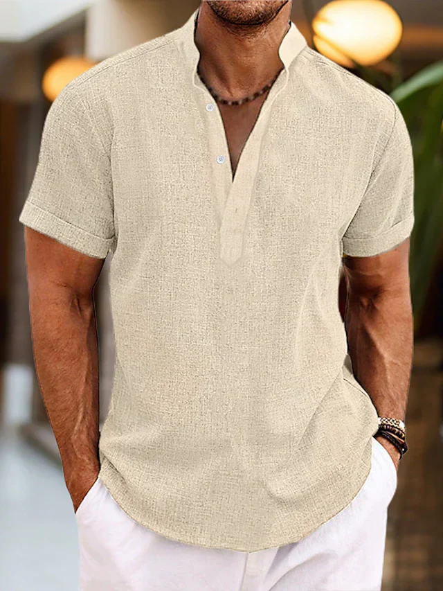 Poloshirt Herren | V-Ausschnitt mit Gerader Form - Image 6
