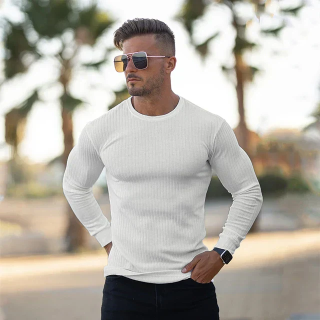 Pullover Herren | Rundhalsausschnitt mit Gerader Form - Image 11