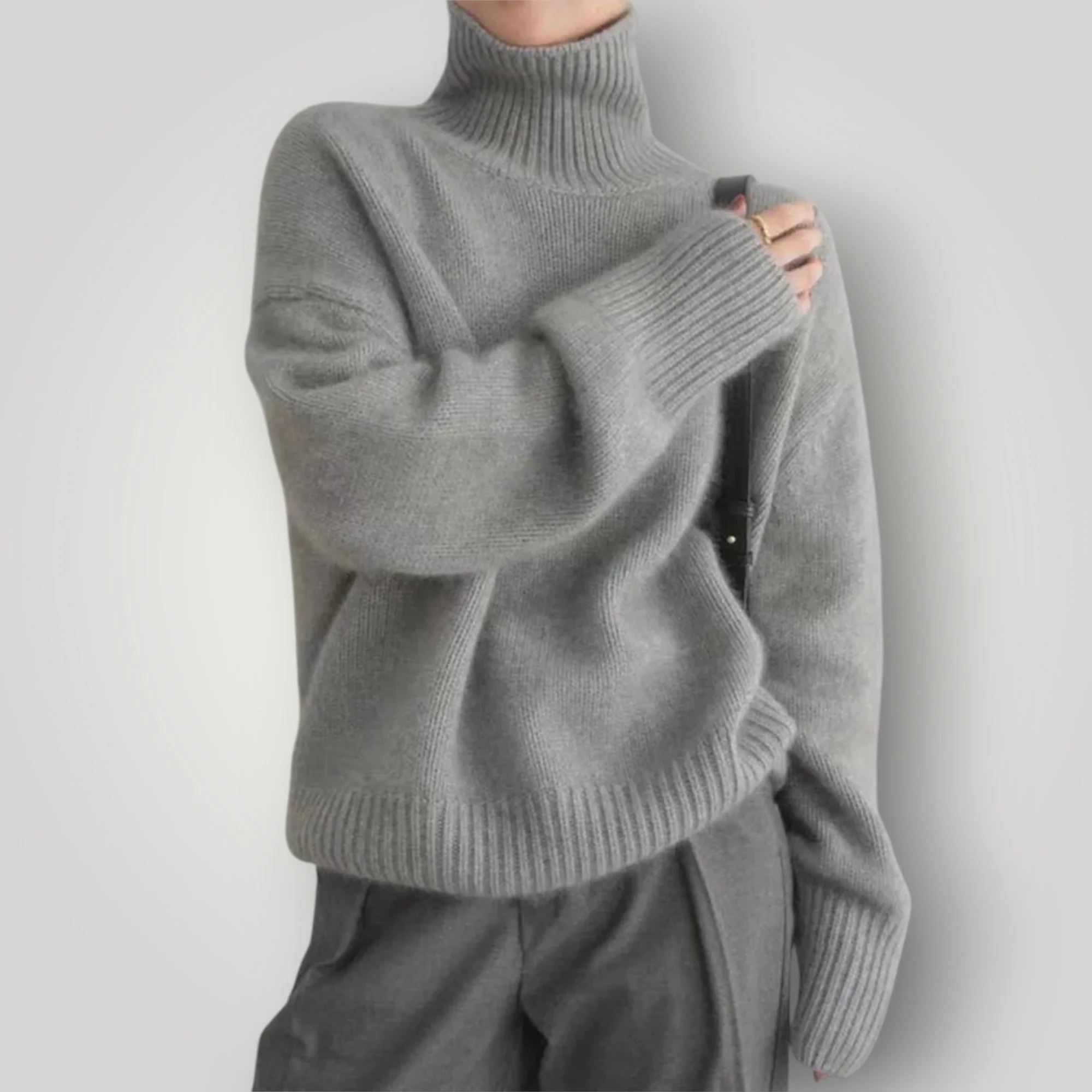 Damen Rollkragenpullover | Weicher, lässiger Pullover für Winter - Image 5