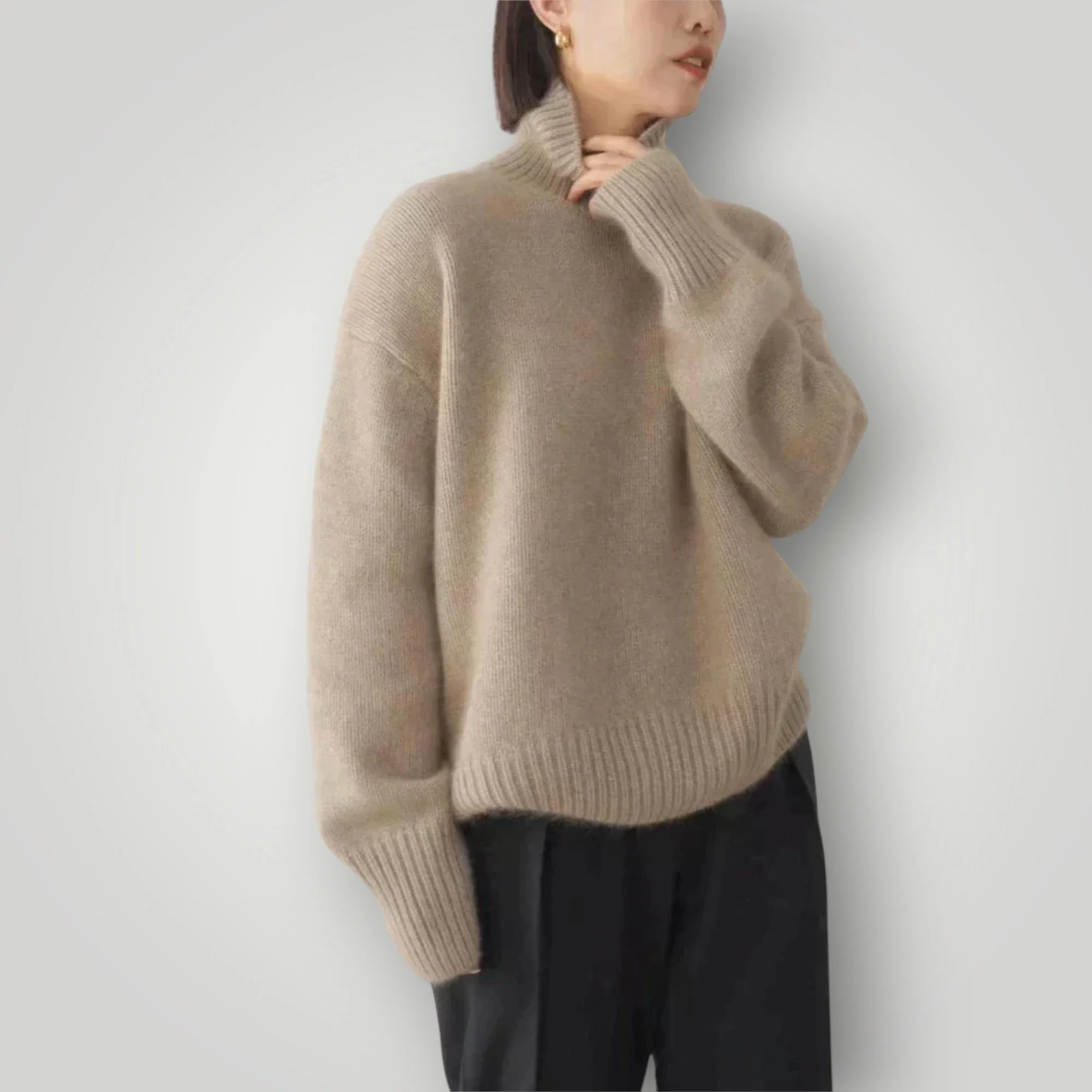 Damen Rollkragenpullover | Weicher, lässiger Pullover für Winter - Image 7