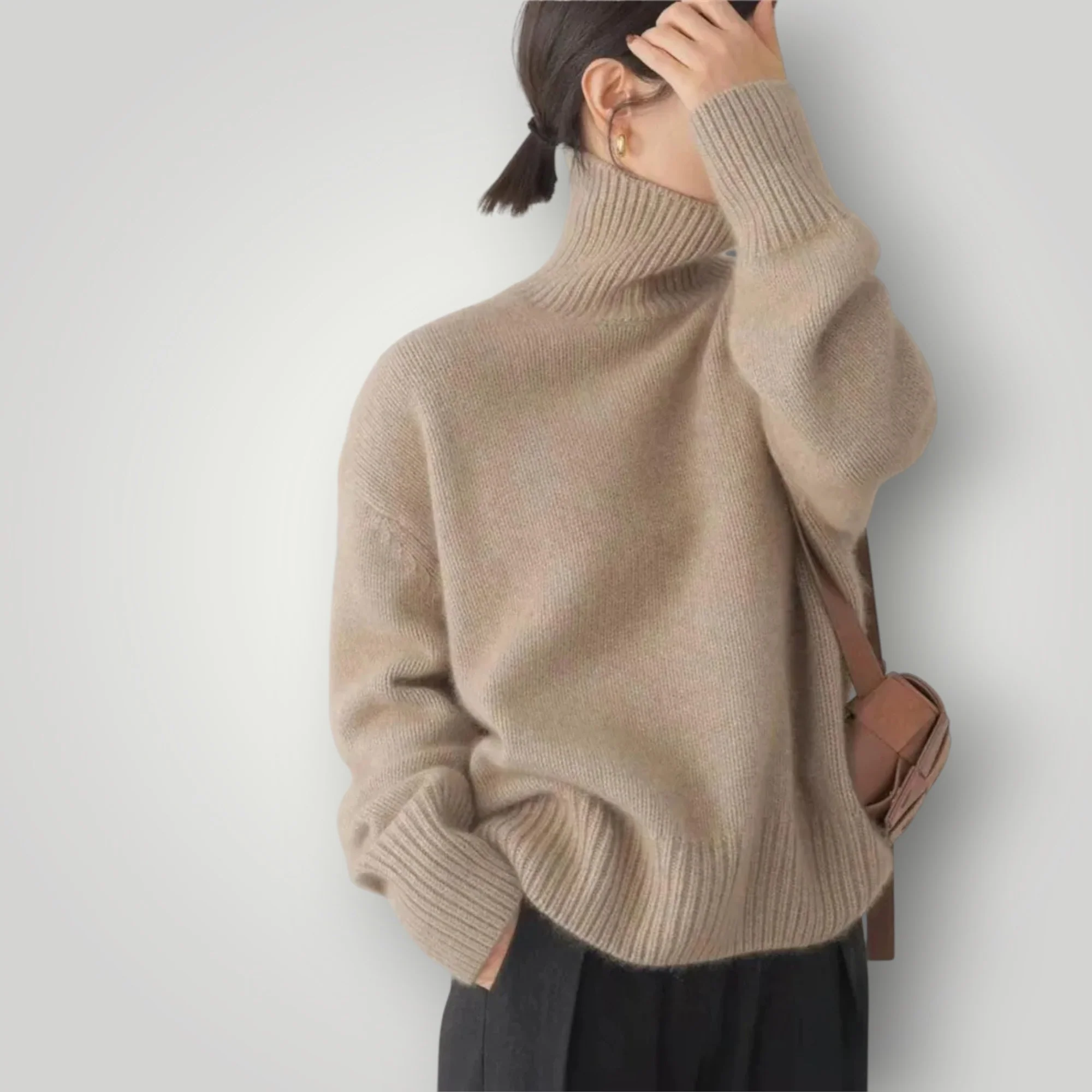 Damen Rollkragenpullover | Weicher, lässiger Pullover für Winter - Image 8