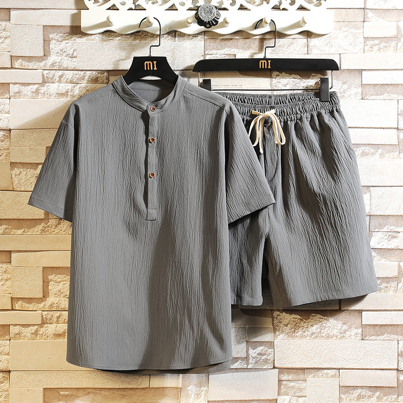 Sommer-Set Herren | Zwei-teilig mit Oberteil und Shorts - Image 3