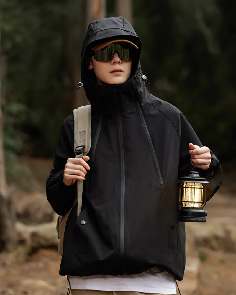 Unisex Jacke | Geschlossene Regenausführung mit Kapuze - Image 14